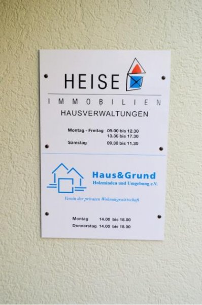 Holzminden *** UPDATE *** 02.12.2024 *** Aktuelle Mietübersicht *** Heise Immobilien Holzminden Wohnung mieten