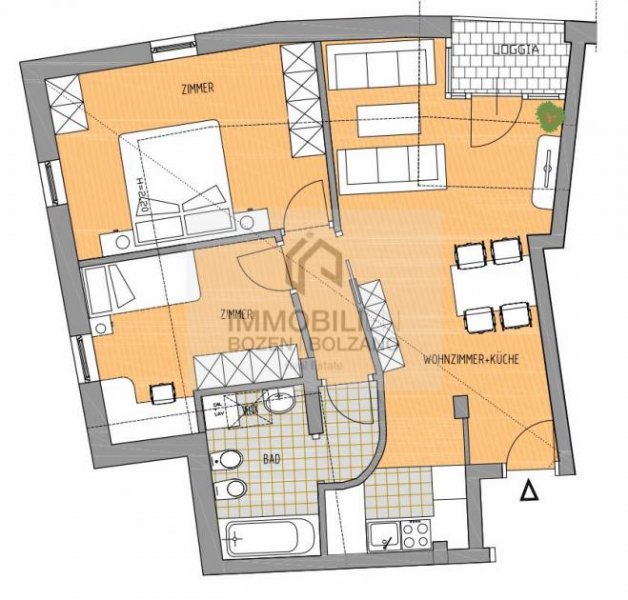 Kaltern 3-Zimmerwohnung mit Seeblick zu vermieten Wohnung mieten