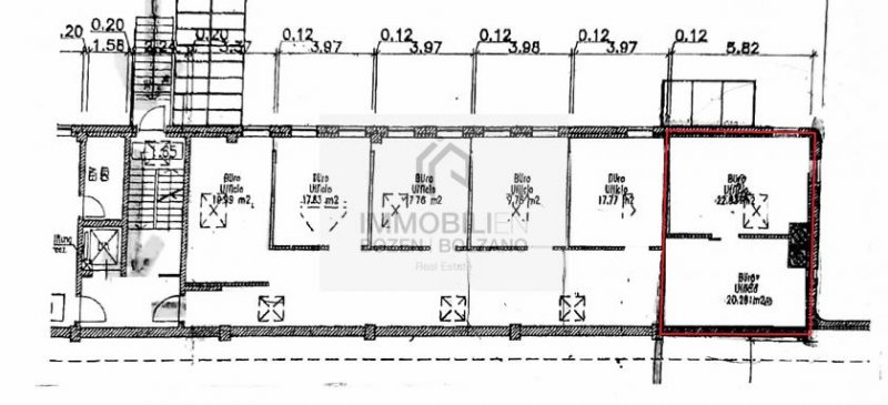 Bozen Büro in Bozen Süd zu vermieten Gewerbe mieten