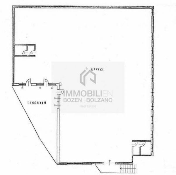 Bozen Großes Büro im Rohzustand zu vermieten Gewerbe mieten