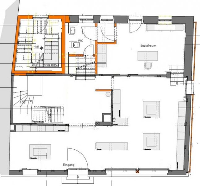 Ratingen Ratingen-Fußgängerzone: Repräsentative Gewerbefläche in historischem Haus Gewerbe mieten