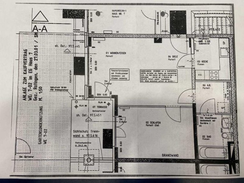 Ratingen Zentral gelegene 2-Raum-Wohnung mit Terrasse im EG Wohnung mieten