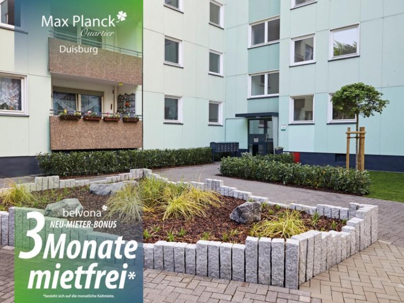 Duisburg 4 Zimmer Marmor-Luxuswohnung im belvona Max Planck Quartier!
3 Monate mietfrei nach Sanierung: Wohnung mieten