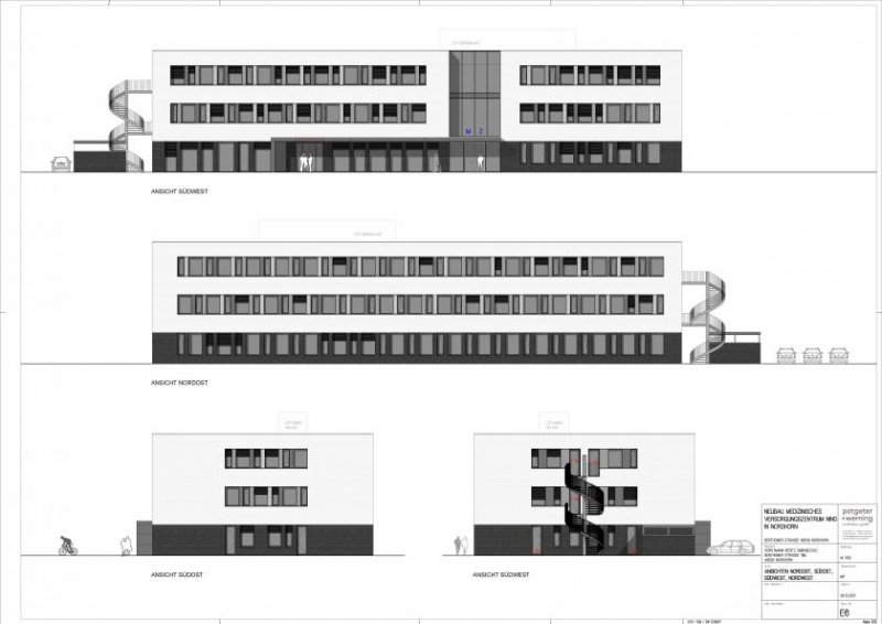 Nordhorn Geplantes Ärztehaus-erstklassige Infrastruktur - für unabhängige medizinische Einrichtungen / Ärzte Gewerbe mieten