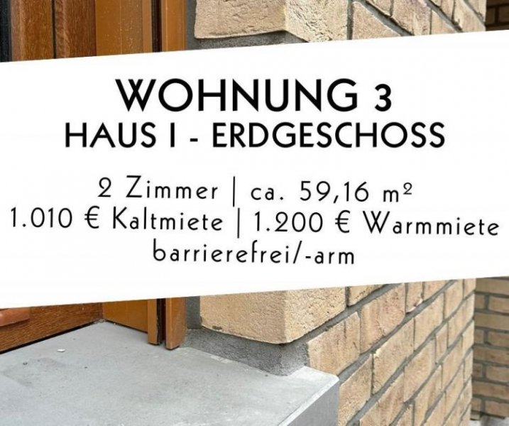 Mainz Wohnen am Bachhof | 2-Zimmer Terrassen-Neubauwohnung | Mz-Hechtsheim Wohnung mieten