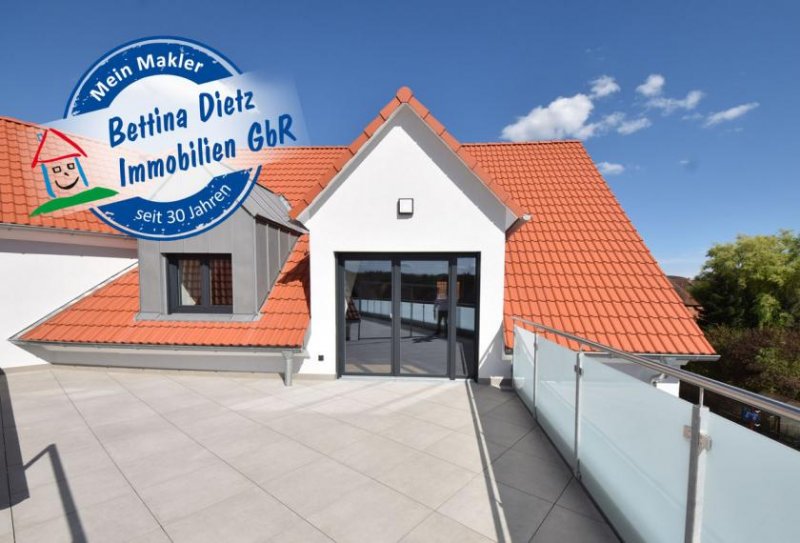 Elsenfeld HAUS PAULA! 2-3 Zi. Neubauwohnung mit 34m² Dachterrasse ! Wärmepumpe - Aufzug - Tiefgarage! Wohnung mieten