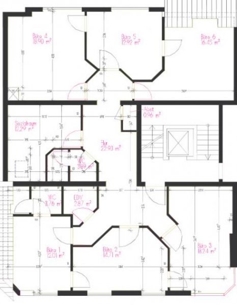 Bretten Tolles Büro, 75015 Bretten Weißhofer Str. ab 01.03.25 zu beziehen /vielseitig Nutzbar! Gewerbe mieten