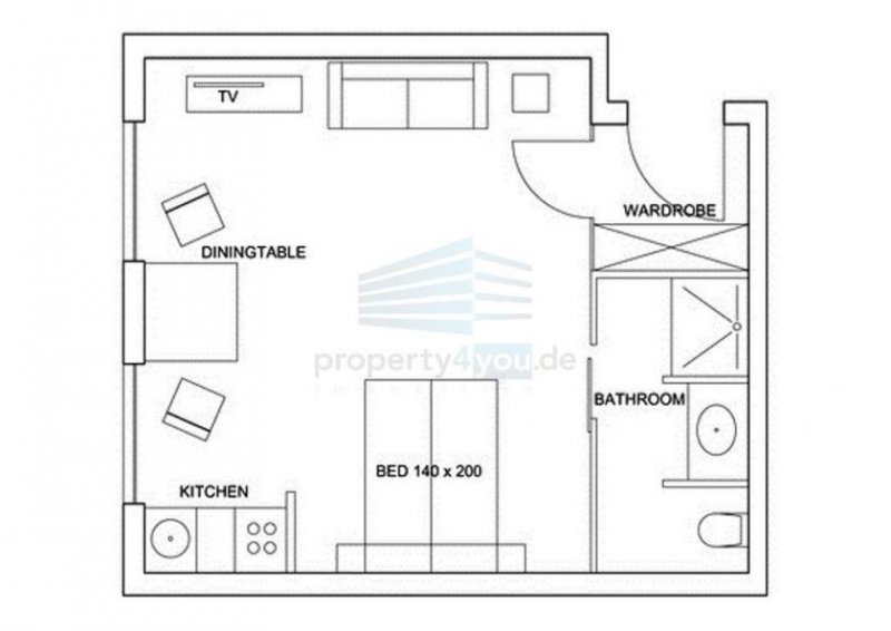 München 1-Zimmer Apartment in München-Nymphenburg / Neuhausen Wohnung mieten