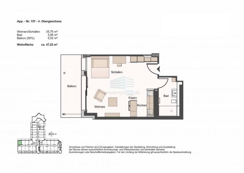 München Stilvolles Apartment mit Balkon in München-Bogenhausen Wohnung mieten