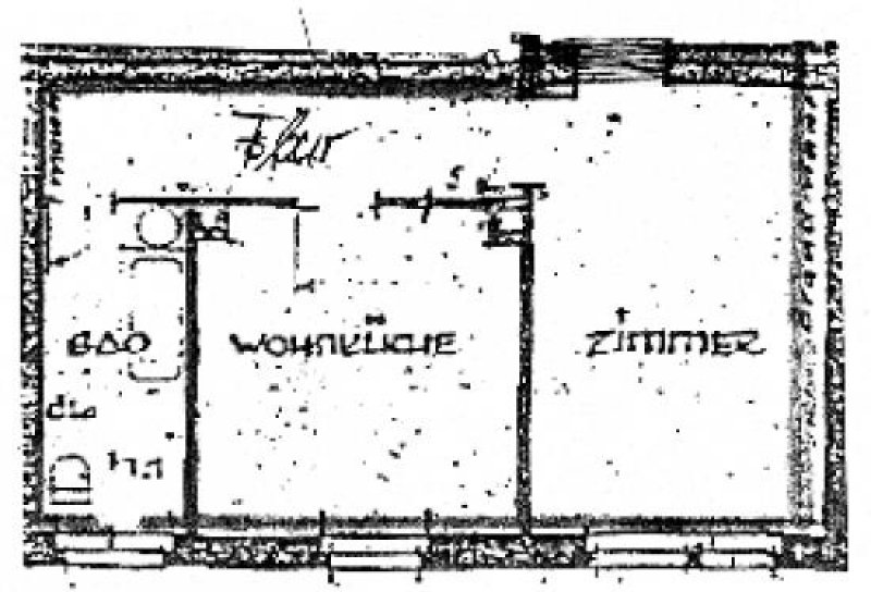 Nürnberg N-Seeleinsbühl: 1-Zi-Whg. (3. OG oh. Lift), Holzdielenböden, Bad m. Badewanne - provisionsfrei Wohnung mieten