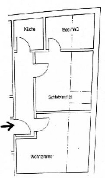 Roth Roth-Innenstadt: 2-Zi-Whg. (2. OG oh. Lift), Laminat, großes Bad mit Badewanne, zentrale Lage Wohnung mieten