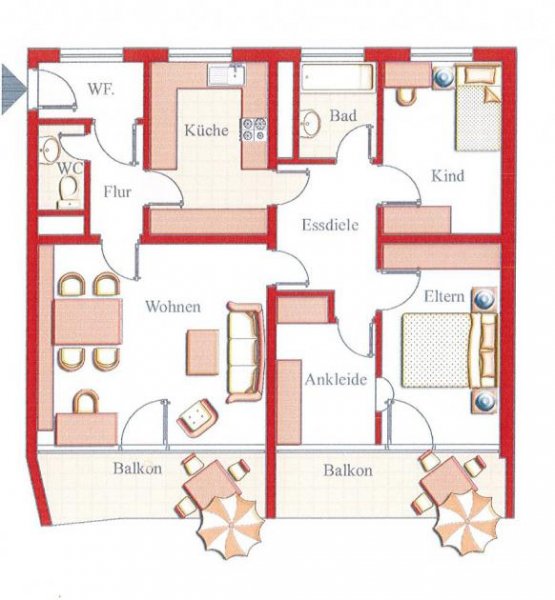 Bayreuth Top gepflegte Wohnung mit Fernblick! Wohnung mieten