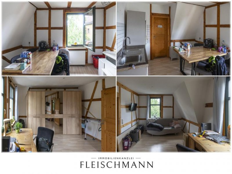 Suhl Perfekter Neustart: 3-Zimmer-Wohnung im Herzen der Innenstadt mit Fachwerk-Charme Wohnung mieten