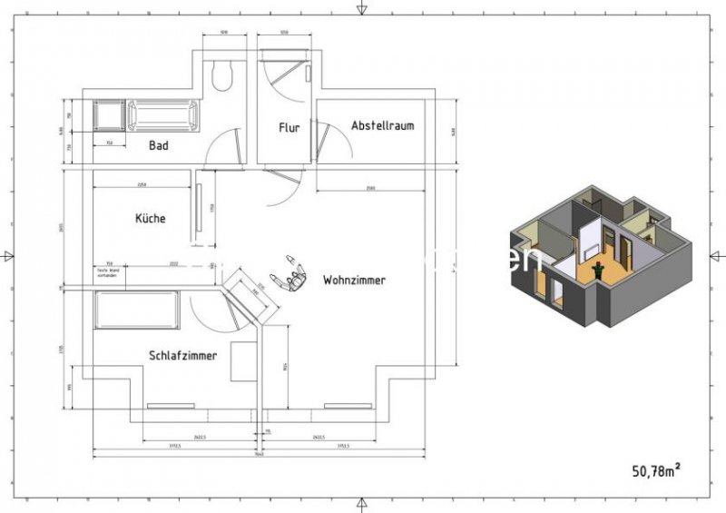 Schmalkalden 2 ZKB in Wernshausen - ideal für Singels und Paare Wohnung mieten