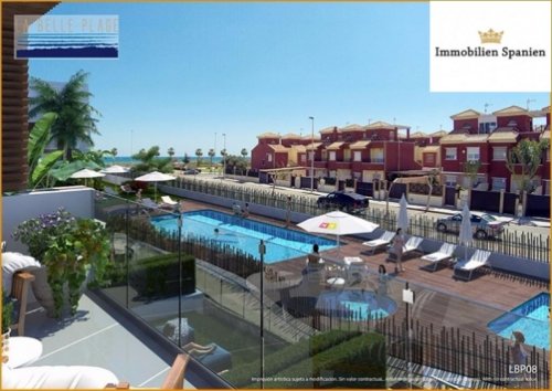 Pilar de la Horadada Wohnungen Neubauduplex+Bungalows in erster Strandlinie des Mittelmeeres Haus kaufen