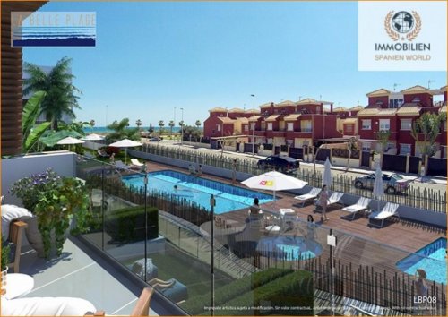 Pilar de la Horadada Wohnungen Neubauduplex+Bungalows in erster Strandlinie des Mittelmeeres Haus kaufen