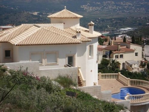 Pedreguer Häuser von Privat Luxus Villa mit herrlichem Meerblick in Pedreguer Haus kaufen