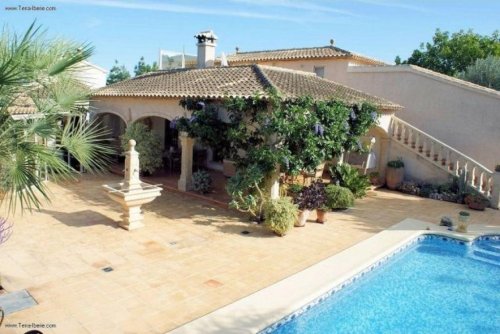 Els Poblets Wohnungen STOP Pool-Villa + Gäste-Whg bei Denia zu verkaufen Haus kaufen