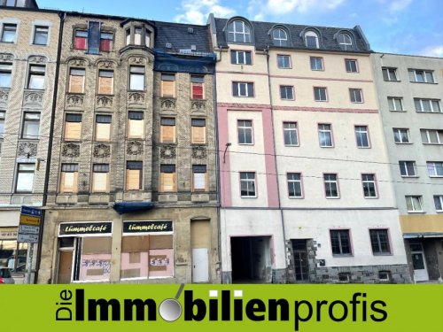 Plauen Immo 3107 - Plauen: 2 Mehrfamilienhäuser (ehem. Hotel/Wohnheim) Gewerbe kaufen