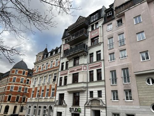 Plauen Etagenwohnung Vermietete 4-Raum-Wohnung mit Balkon, Tageslichtbad u. Gäste-WC in Plauen! Aufzug; Zentrumsnah! Wohnung kaufen