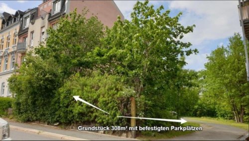 Plauen Immobilien Baugrundstück f. 3-geschossiges Wohnhaus in Plauen - privat finanzierbar mit 300 EUR monatl. Grundstück kaufen