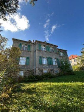 Lunzenau Immobilien Repräsentative Villa mit Stadtblick ins Muldental, großem Garten und Garage - Sanierungsobjekt Haus kaufen