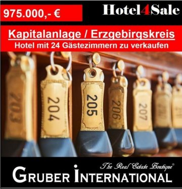 Annaberg-Buchholz Gastronomie Kapitalanlage - Hotel mit 24 Zimmern im Erzgebirgskreis Gewerbe kaufen