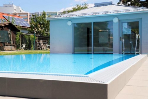 Wien, Donaustadt Immobilien Vorsorgewohnung mit Pool und Loggia – Wohnen an der Alten Donau Wohnung kaufen