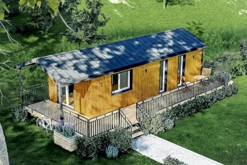 Lindholz Provisionsfreie Immobilien Tiny House - EH55 Bungalow zwischen den Hansestädten Rostock und Greifswald Haus kaufen