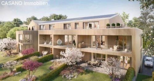 Hamburg Immobilien Inserate Neubau Penthouse Wohnung mit eigener Dachterrasse in Poppenbüttel KfW55 Wohnung kaufen