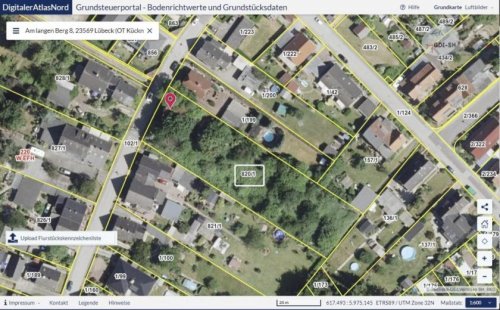 Lübeck Grundstück Baugrundstück, 2600m², 2 Doppelhäuser möglich !!! HL- Siems Grundstück kaufen