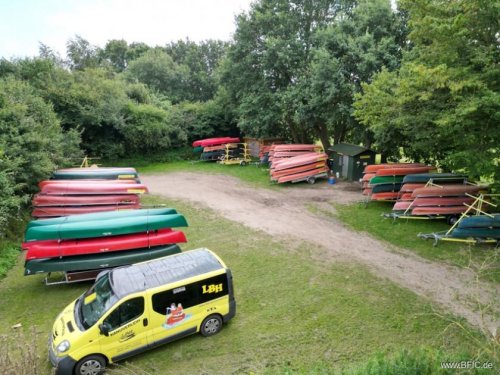 Silberstedt Immobilien Campingplatz, Gastro, Catering direkt am Fluss Treene, Kanustation in landschaftlich reizvoller Lage Gewerbe kaufen
