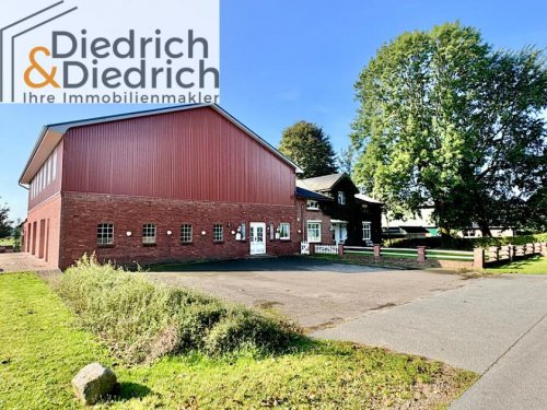 Hennstedt (Kreis Dithmarschen) Haus Verkauf eines ehem. Bauernhauses mit 3 Wohneinheiten, Neubau-Halle und Wiese in Eidernähe Haus kaufen