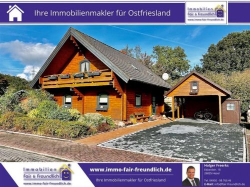 Moormerland Hausangebote Holzjuwel mit Kaminofen in Top-Lage - Wohlfühloase in Moormerland Oldersum erwartet Sie! Haus kaufen