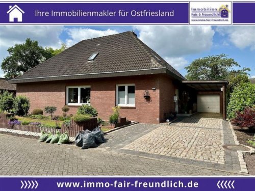 Hesel Teure Häuser RESERVIERT *** WINKELBUNGALOW MIT KAMIN, SONNENTERRASSE UND GARAGE IN HESEL Haus kaufen