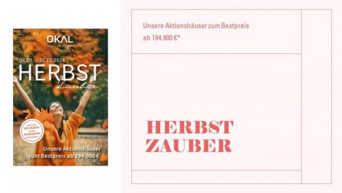 Hambühren Die OKAL Premiumklasse, inkl. Grundstück - Häuser ab 194.900 EUR. Bitte Herbstzauber Prospekt beachten. Haus kaufen