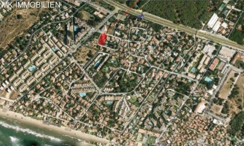 MARBELLA Wohnungen im Erdgeschoss Grundstück in Strandnähe in der Urbanization Costabella mit Projekt Grundstück kaufen