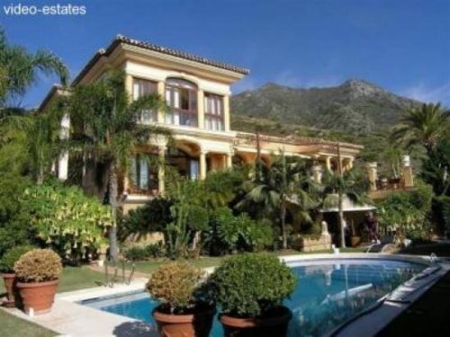 Marbella Wohnungen Villa oberhalb Marbellas Haus kaufen