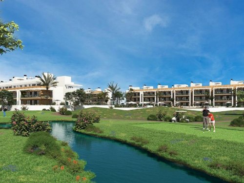 Los Alcazares Immobilien Velapi Golf Neubau-Wohnanlage mit modernen Apartments in erster Reihe Wohnung kaufen