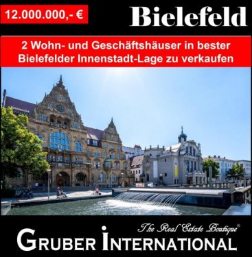 Bielefeld Immobilien 2 Wohn- und Geschäftshäuser in bester Bielefelder Innenstadt-Lage zu verkaufen Gewerbe kaufen