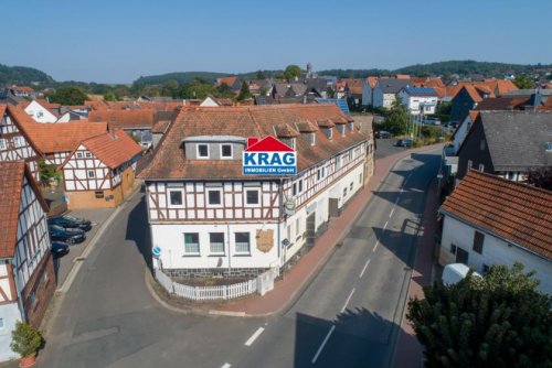 Lohra Immobilien ++ KRAG Immobilien ++ Kapitalanleger aufgepasst: Wohn-/Geschäftshaus mit vermietetem Gewerbebereich Haus kaufen