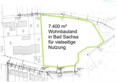 Bad Sachsa Grundstück Baugrundstück in Bad Sachsa: 7.400 m² Wohnbauland für vielseitige Nutzung Grundstück kaufen