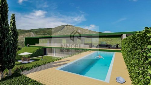 Bozen Immobilien Designer Villa mit Garten und Pool im Grünen zu verkaufen Haus kaufen