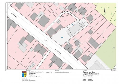 Mönchengladbach Immobilie kostenlos inserieren Baugrundstück mit Halle in zentraler Lage von Mönchengladbach-Hardt zu verkaufen! Grundstück kaufen