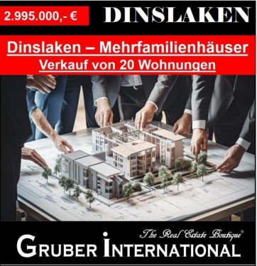 Dinslaken Immobilienportal voll vermiete Wohnanlage mit 20 Wohnungen in Dinslaken zu verkaufen Haus kaufen