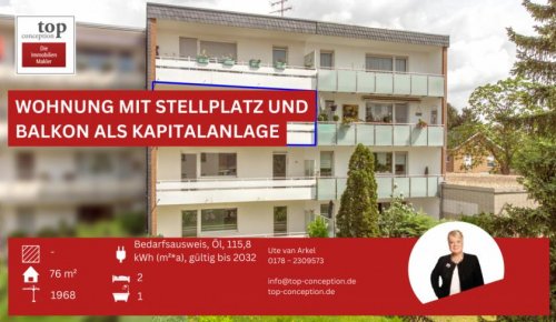 Willich Provisionsfreie Immobilien Wohnungen mit Balkon, 3 Zimmer, teilweise mit Kfz-Stellplatz, zentrumsnah *provisionsfrei Wohnung kaufen