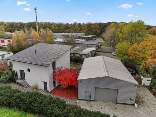 Nordhorn Immobilien ***Europa-Makler*** Sehr geräumiges Büro Haus mit Gewerbehalle, gelegen in Nordhorn Gewerbe kaufen