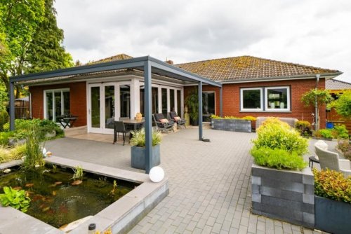 Ochtrup Immobilien Luxuriöser, renovierter und nachhaltiger Bungalow in Ochtrup Haus kaufen