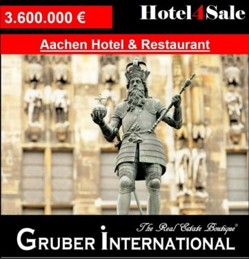 Aachen Gewerbe top-geführtes Hotel & Restaurant in exklusiver Lage von Aachen zu verkaufen Gewerbe kaufen