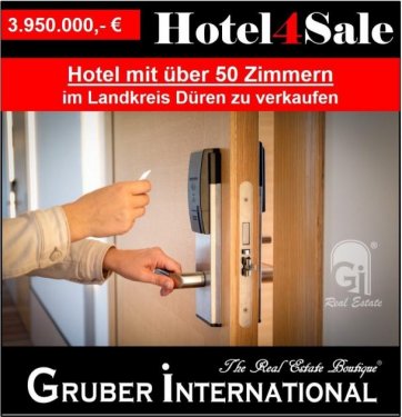 Düren Gewerbe Immobilien Hotel mit über 50 Zimmern im Landkreis Düren zu verkaufen Gewerbe kaufen